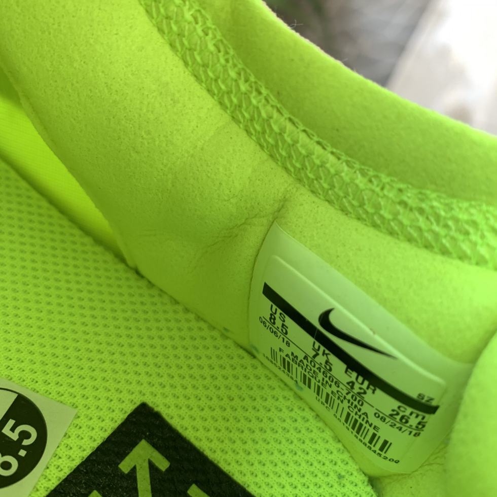 Nike Air Force 1 Low Off White Volt Rep 1:1