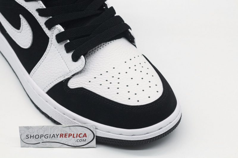 Giày Nike Air Jordan 1 Mid Tuxedo đen trắng