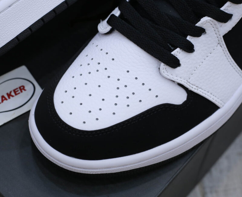 Giày Nike Air Jordan 1 Mid Tuxedo White Black 11