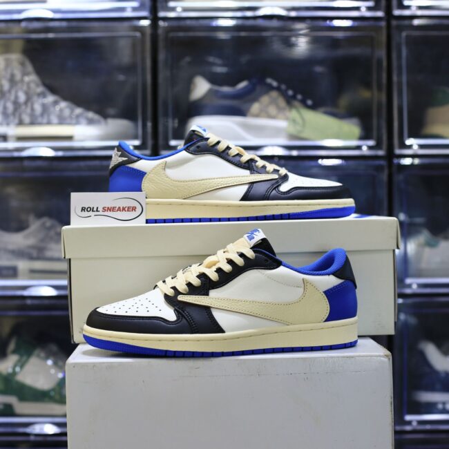 Nike Air Jordan 1 Low Travis Scott x Fragment Like Auth