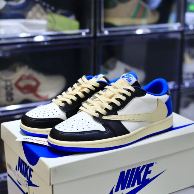 Nike Air Jordan 1 Low Travis Scott x Fragment Like Auth