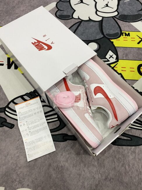 Giày Nike Air Force 1 07 QS Valentine’s Day Love Letter rep 11