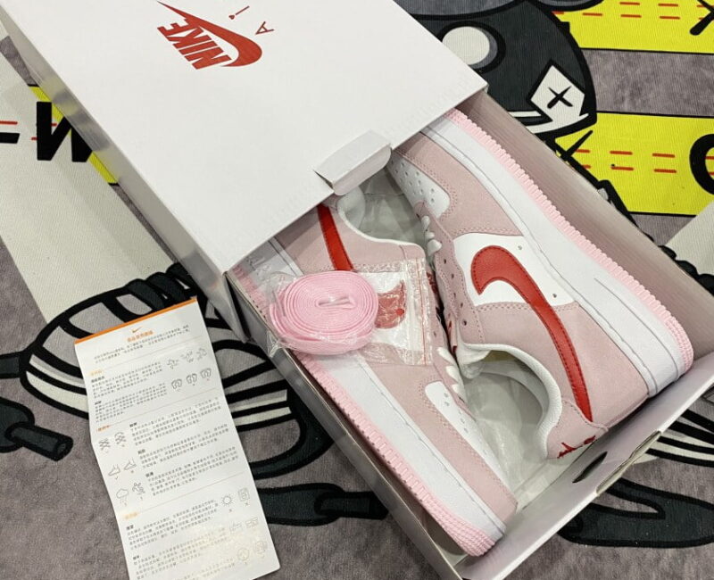 Giày Nike Air Force 1 07 QS Valentine’s Day Love Letter rep 11