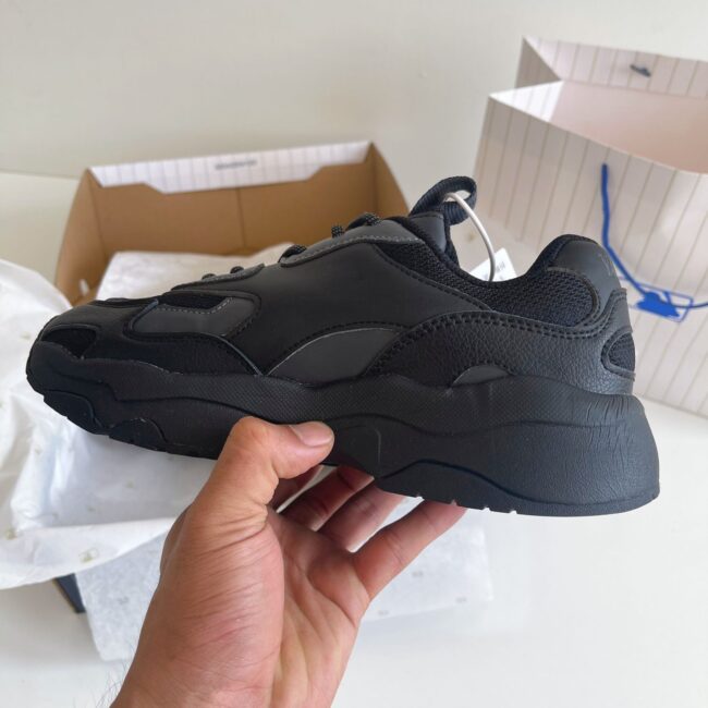 giày mlb lite la dodgers black đen