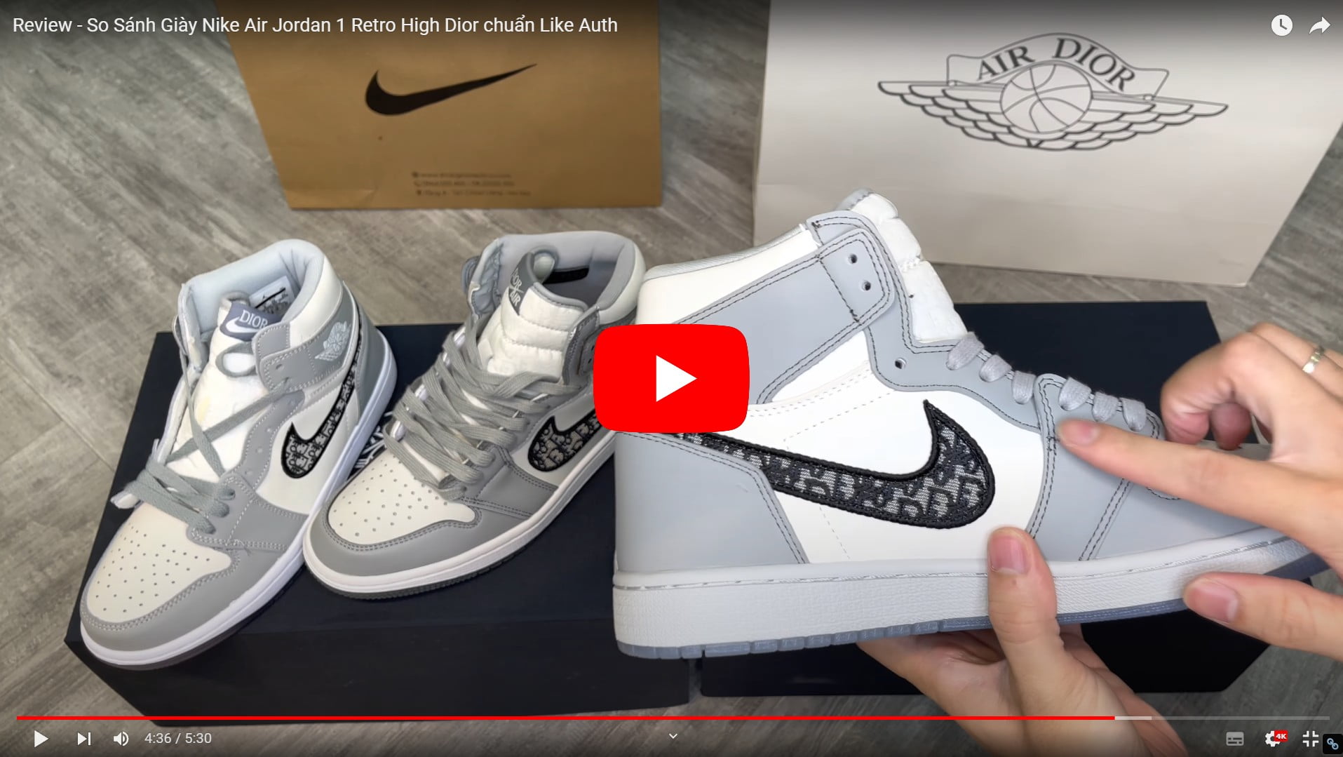 Check giày Cách phân biệt Dior Air Jordan 1 Low Real và Fake  Hệ thống  phân phối Air Jordan chính hãng