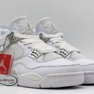 GiÃ y Nike Air Jordan 4 Retro Pure Money (full tráº¯ng) Like Auth