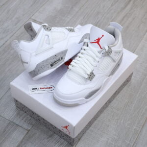 toebox Nike Air Jordan 4 White Oreo 2021 Like Auth