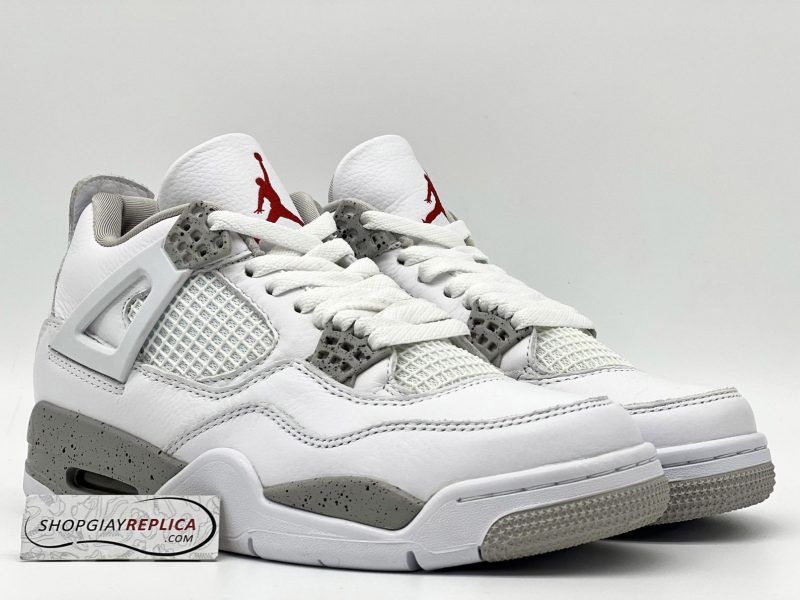 toebox Nike Air Jordan 4 White Oreo 2021 Like Auth