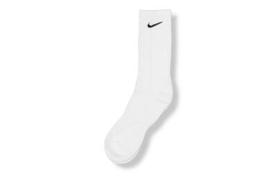 Tất Nike cổ cao màu Trắng xuất dư