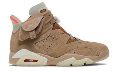 Giày Nike Air Jordan 6 Retro Travis Scott British Khaki Like Auth