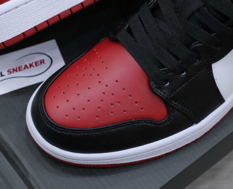 Air Jordan 1 Low Bred Toe rep 1:1