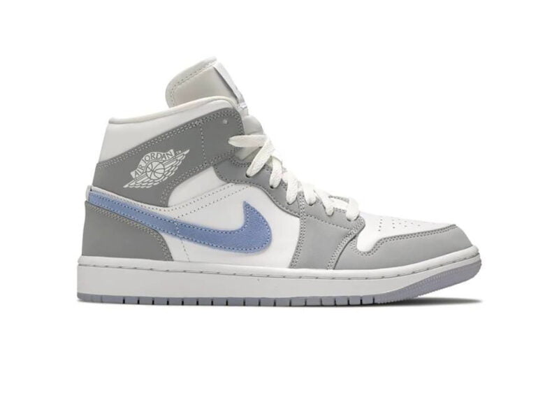 AIR JORDAN 1 MID 'WOLF GREY ALUMINUM' rep 1:1