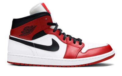 Giày Nike Air Jordan 1 Mid Chicago 'White Toe' Rep 11