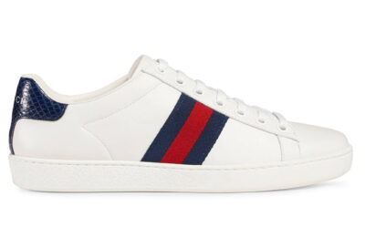 Gucci Ace White Blue Red like auth