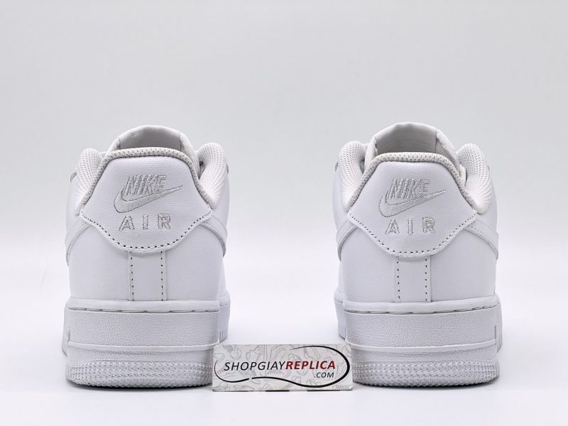 check mông giày nike air force 1 (af1) trắng white like auth