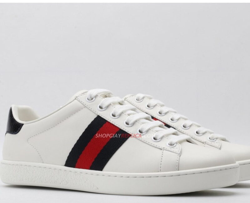 sneaker gucci ace white blue red