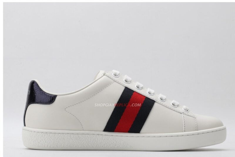 sneaker gucci ace white blue red