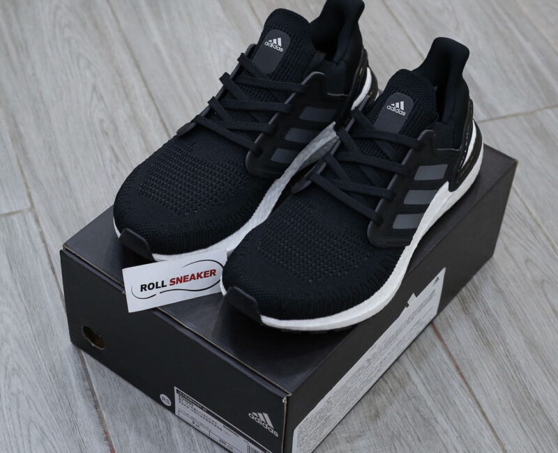Giày Adidas Ultra Boost 2020 Black White Rep 1:1