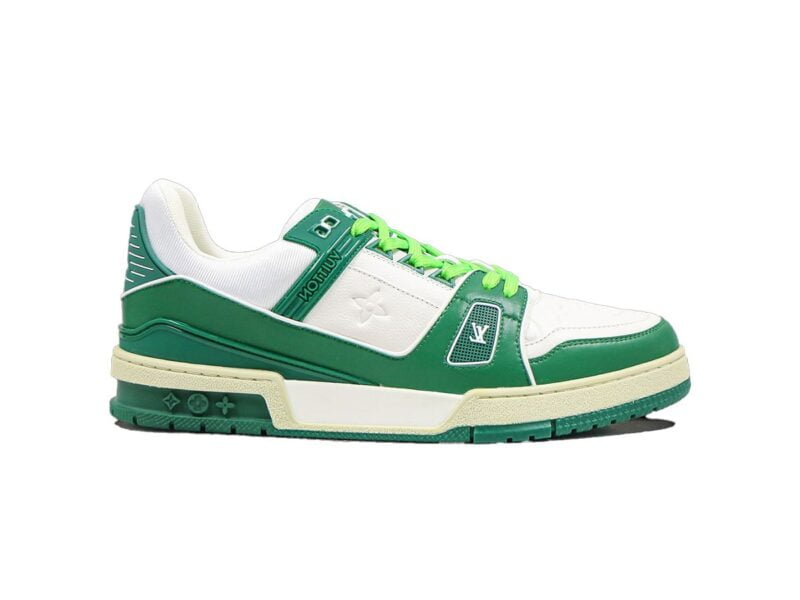 Louis Vuitton LV Trainer Green Like Auth