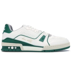 GiÃ y Louis Vuitton LV Trainer Sneaker Low White Green Like Auth