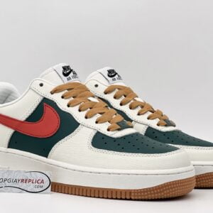 GiÃ y Nike Air Force Af1 Low ID Gucci Cream Green Red Like Auth