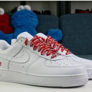 GiÃ y Nike Air Force 1 Low Supreme White Like Auth