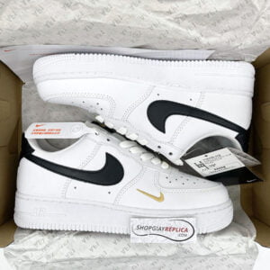 GiÃ y Nike Air Force 1 Low 07 Essential White Black Gold Like Auth