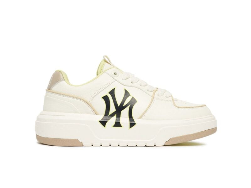 Giày MLB Chunky Liner New York Yankees Beige rep 1:1