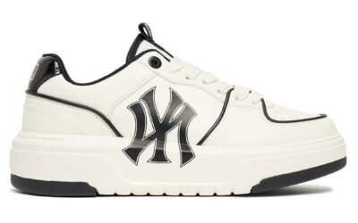 Giày MLB Chunky Liner Ny Trắng đen White Black rep 1:1