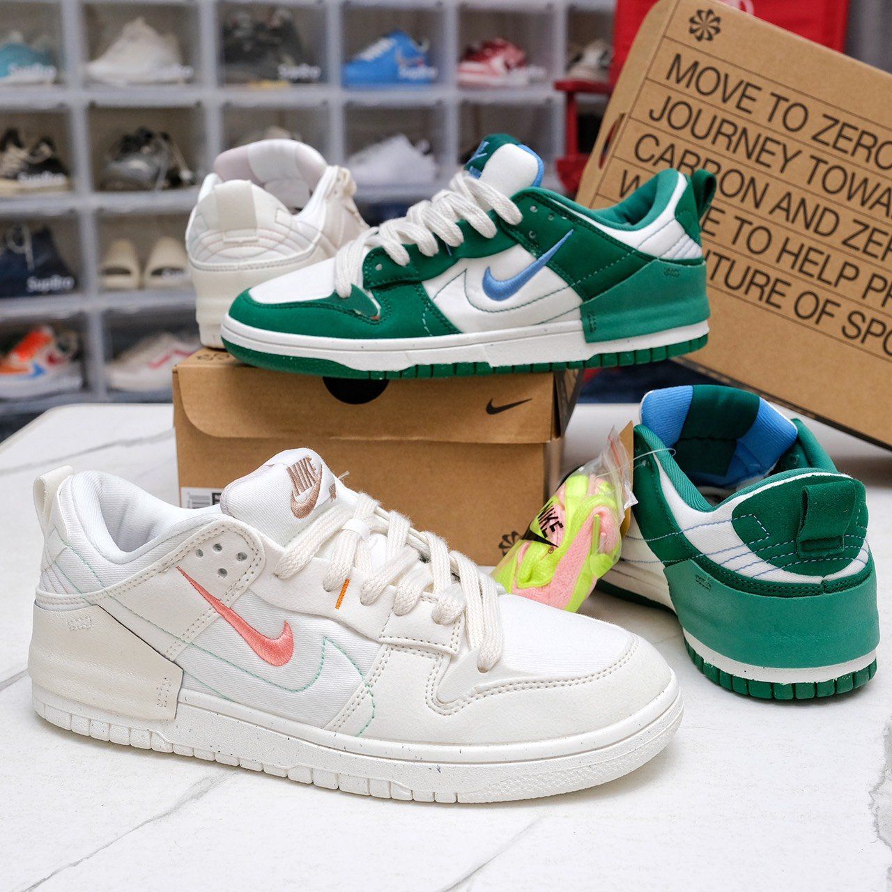 Giày Nike Dunk Disrupt Trắng 2 Pale Ivory rep 1:1 Like Auth