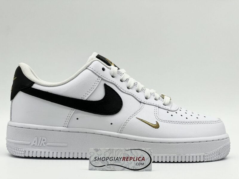 Giày Nike Air Force 1 Low 07 Essential White Black Gold Like Auth
