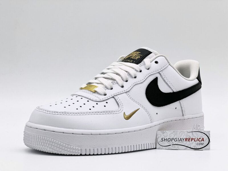 Giày Nike Air Force 1 Low 07 Essential White Black Gold Like Auth