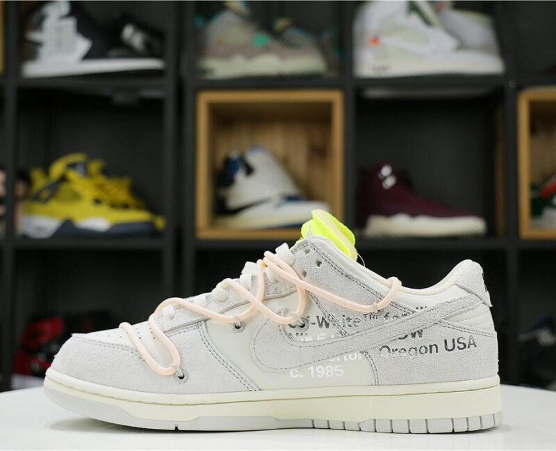 Giày Nike Off-White x Dunk Low Lot 12 Like Auth