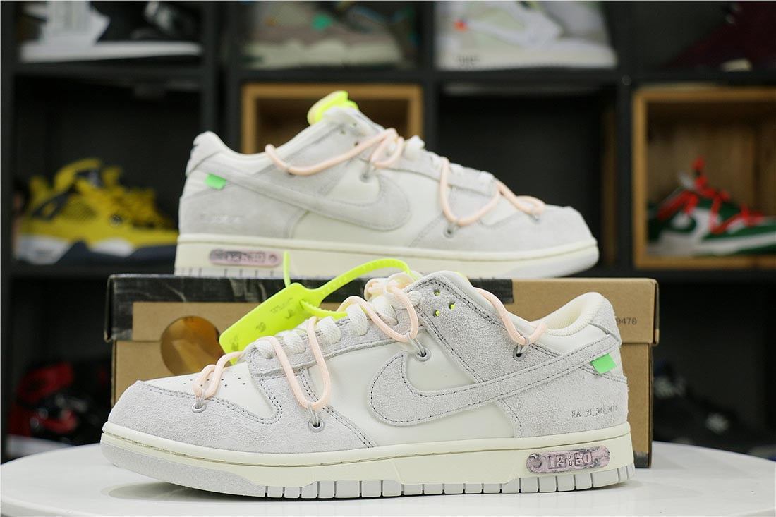 Giày Nike Off-White x Dunk Low Lot 12 Like Auth