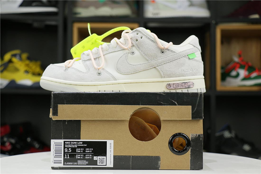 Giày Nike Off-White x Dunk Low 'Lot 12 of 50' Like Auth