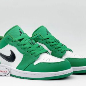 Giày Nike Air Jordan 1 Low Pine Green Xanh Rep 1:1