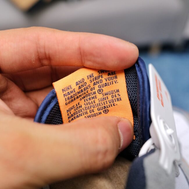 Giày Nike Air Force 1 Cool Grey Xám Gót Cam rep 1:1