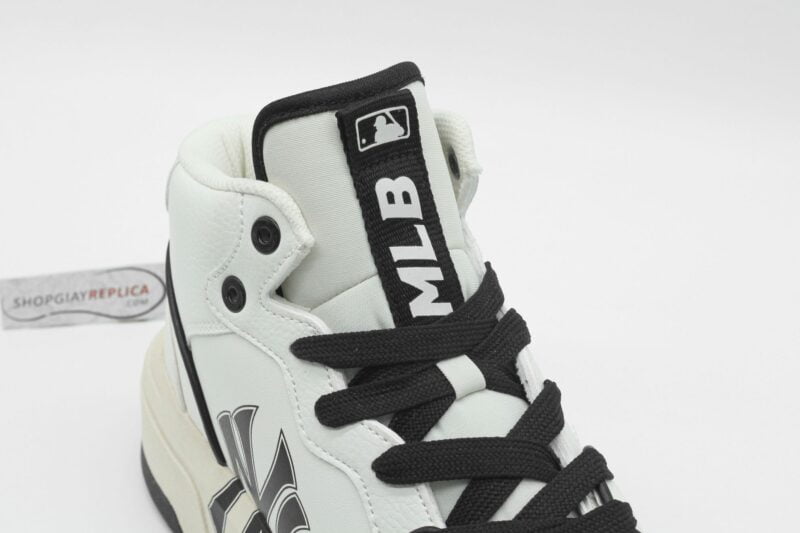 Giày MLB Chunky Liner High New York Yankees White Black
