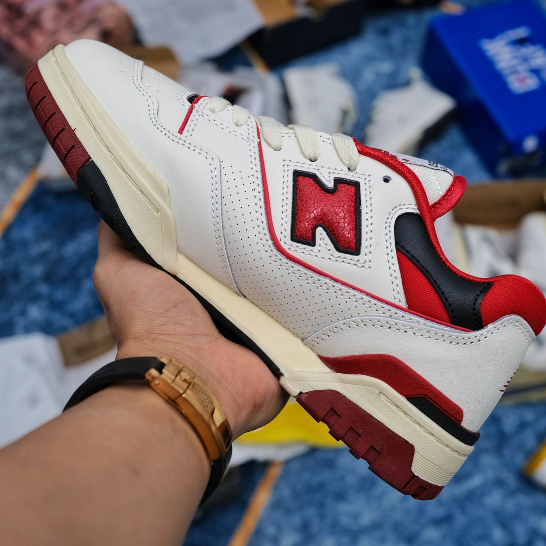 Giày New Balance Aimé Leon Dore x 550 'Red' rep 1:1 - Roll Sneaker