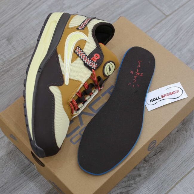 Giày Nike Air Max 1 Travis Scott Cactus Jack Baroque Brown Like Auth
