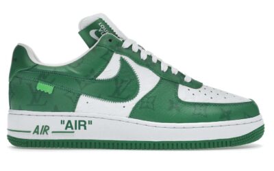 Giày Louis Vuitton x Nike Air Force 1 Low By Virgil Abloh ‘Green’ Like Auth