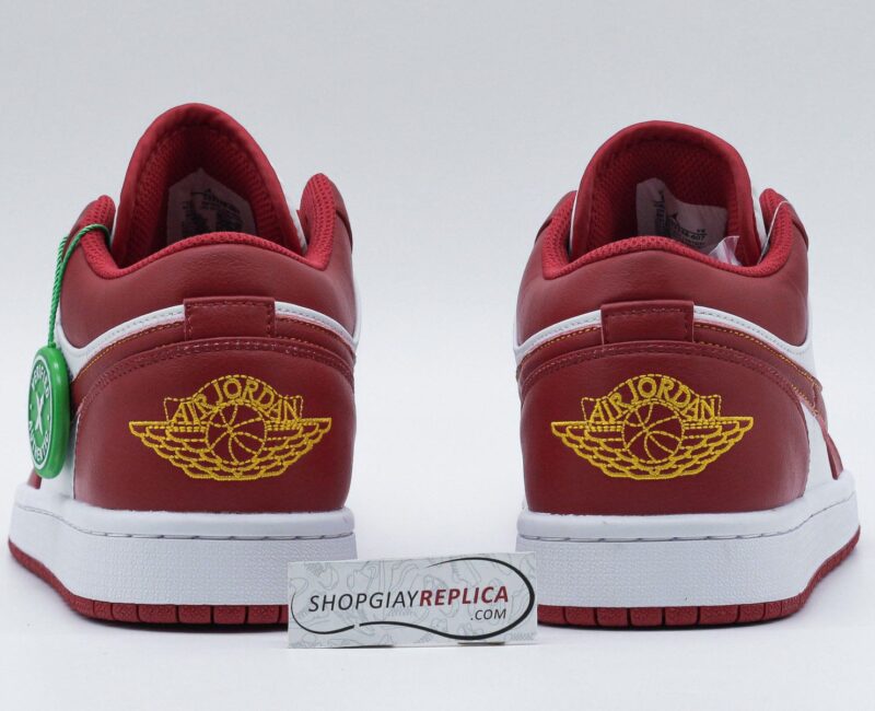 lót đế khâu giày Nike Air Jordan 1 Low ‘Cardinal Red rep 1:1
