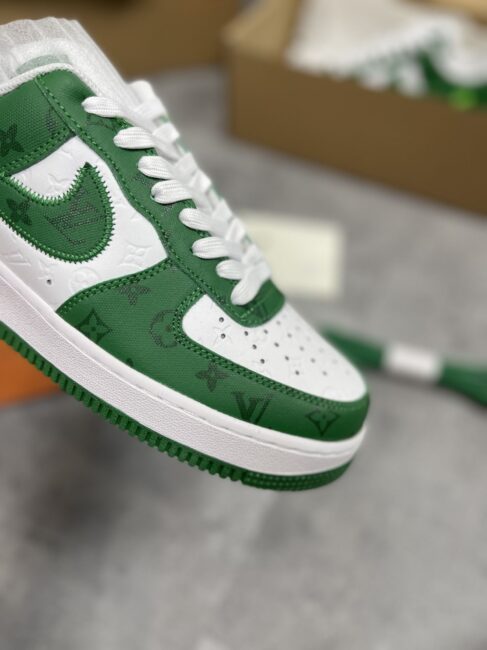 giày Louis Vuitton af1 xanh green like auth