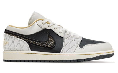 Giày Nike Air Jordan 1 Low ‘Beaded Swoosh’ rep 1:!