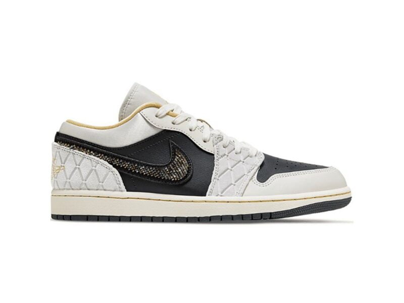Giày Nike Air Jordan 1 Low ‘Beaded Swoosh’ rep 1:!