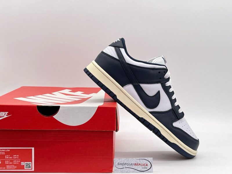 Giày Nike Dunk Low Xanh ‘Vintage Navy’ Like Auth