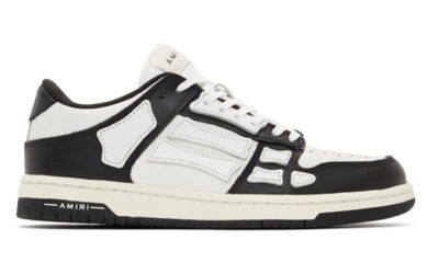 Giày Amiri Skel Top Low 'Black White' Like Auth