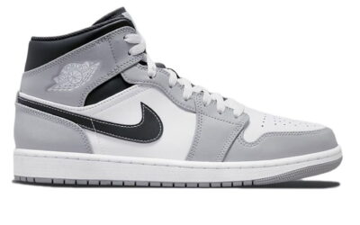 Giày Nike Air Jordan 1 Mid Light Smoke Grey Anthracite