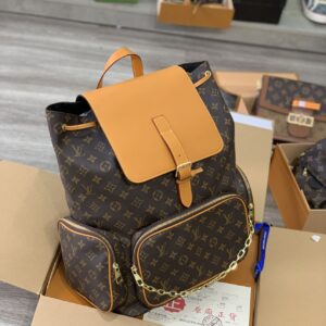 Balo Louis Vuitton christopher denim màu xanh BL051 - Onemenluxury