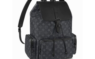 Balo Louis Vuitton Trio Backpack Monogram đen siêu cấp